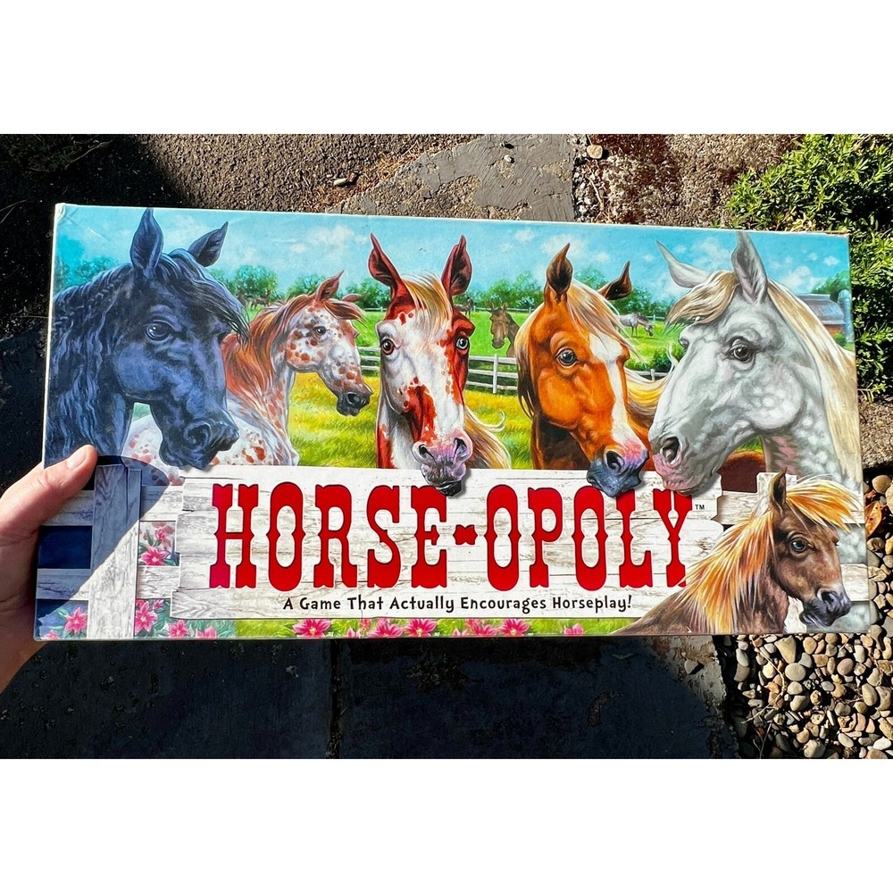 HORSE-OPOLY Board Game Monopoly - Late For the Sky Edition ~ 6 Peweter Tokens